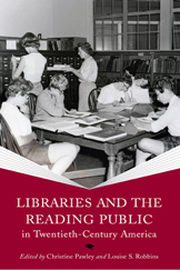 Book cover featuring several children reading and interacting in a school library. The photo is black and white, and looks to be of a scene in the early twentieth century.